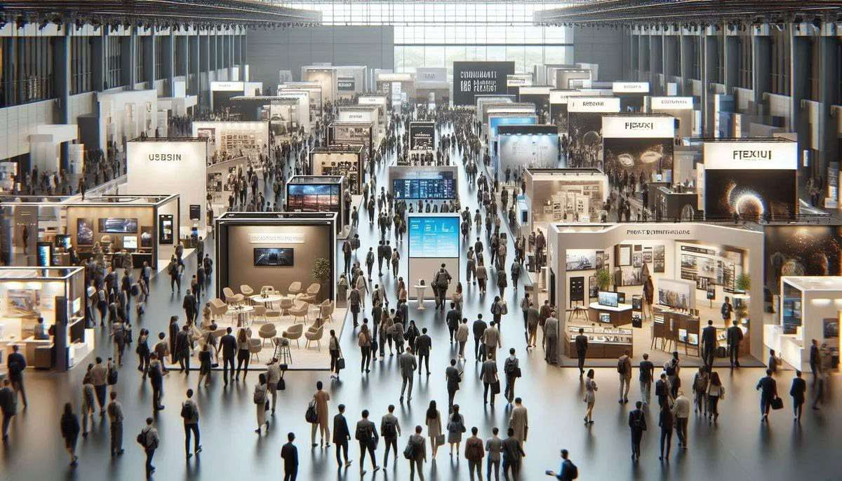 Exhibition hall floor